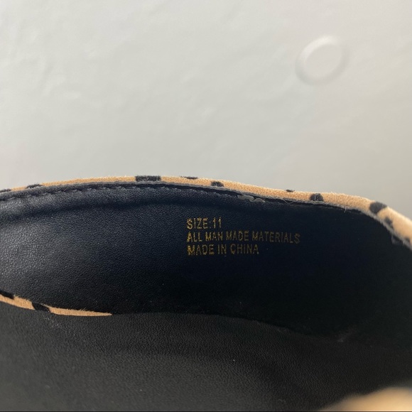 Lulu’s Cheetah print pointed toe mule heels sz 11 - Picture 9 of 9